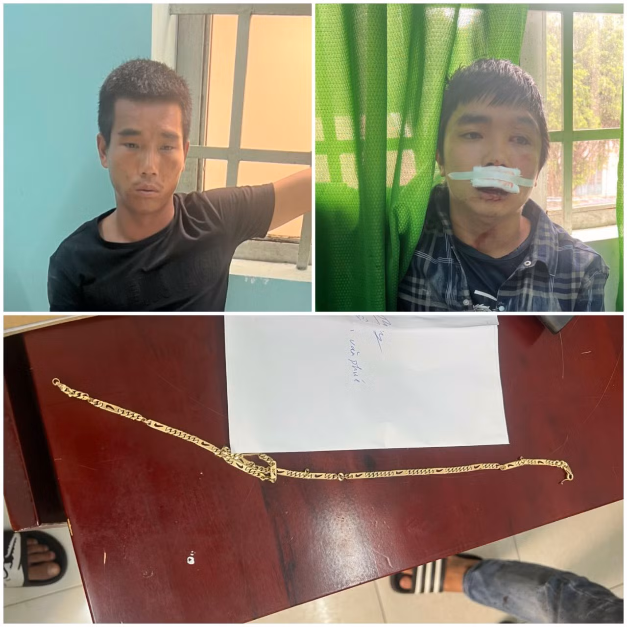 CSGT truy đuổi, khống chế bắt giữ hai đối tượng cướp giật -0