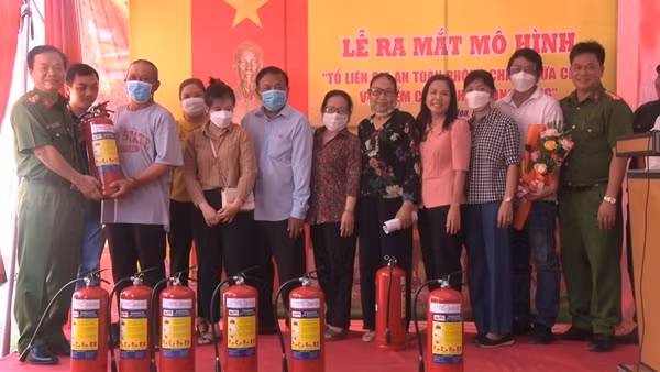 Thí điểm mô hình Tổ liên gia an toàn PCCC và điểm chữa cháy công cộng