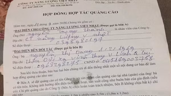 Cảnh giác đối tượng lừa đảo, làm hợp đồng giả để bán hàng dỏm