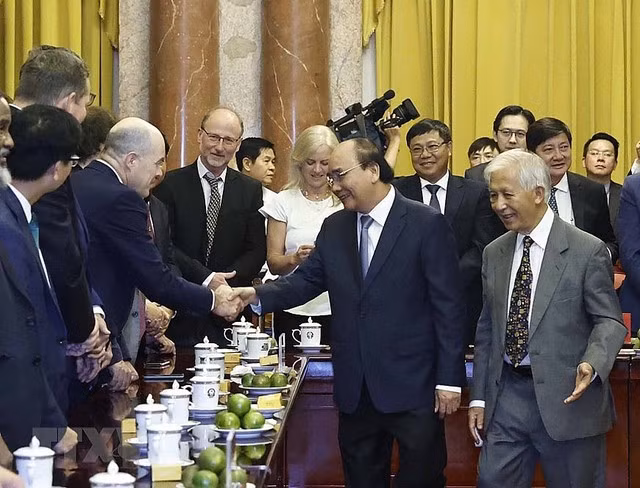Chủ tịch nước tiếp các nhà khoa học quốc tế sang Việt Nam dự hội thảo -0