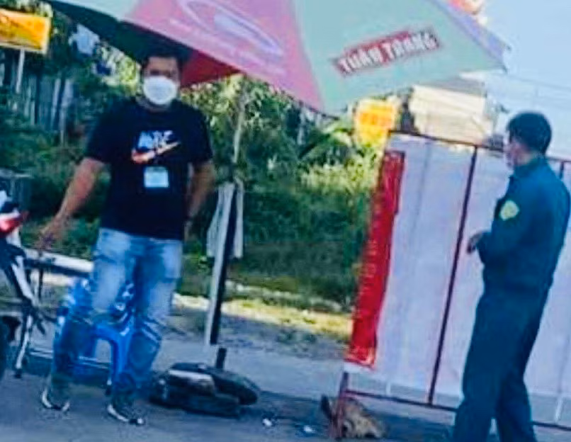 Khởi tố một Tổ phó chốt kiểm soát dịch “làm luật” với người giao hàng -0