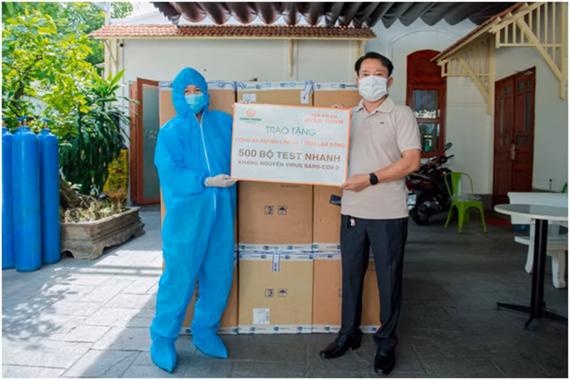 Tập đoàn Hưng Thịnh tiếp tục chung sức cùng các địa phương phòng, chống dịch COVID-19 -0