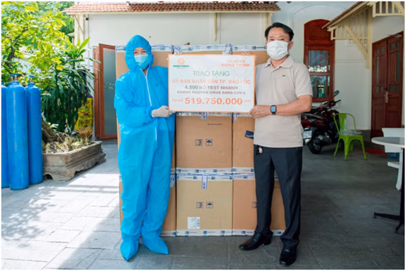 Tập đoàn Hưng Thịnh tiếp tục chung sức cùng các địa phương phòng, chống dịch COVID-19 -0