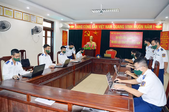 Hàng nghìn người tham gia Cuộc thi trực tuyến “Tìm hiểu Luật Cảnh sát biển Việt Nam” -0