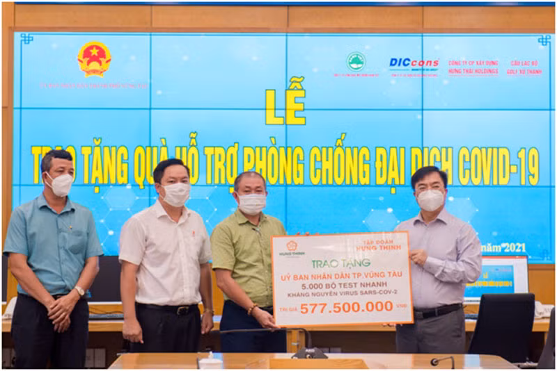Tập đoàn Hưng Thịnh tiếp tục chung sức cùng các địa phương phòng, chống dịch COVID-19 -0