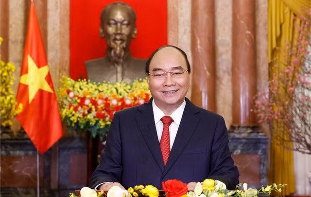 Chủ tịch nước Nguyễn Xuân Phúc chúc Tết Nhâm Dần 2022 -0