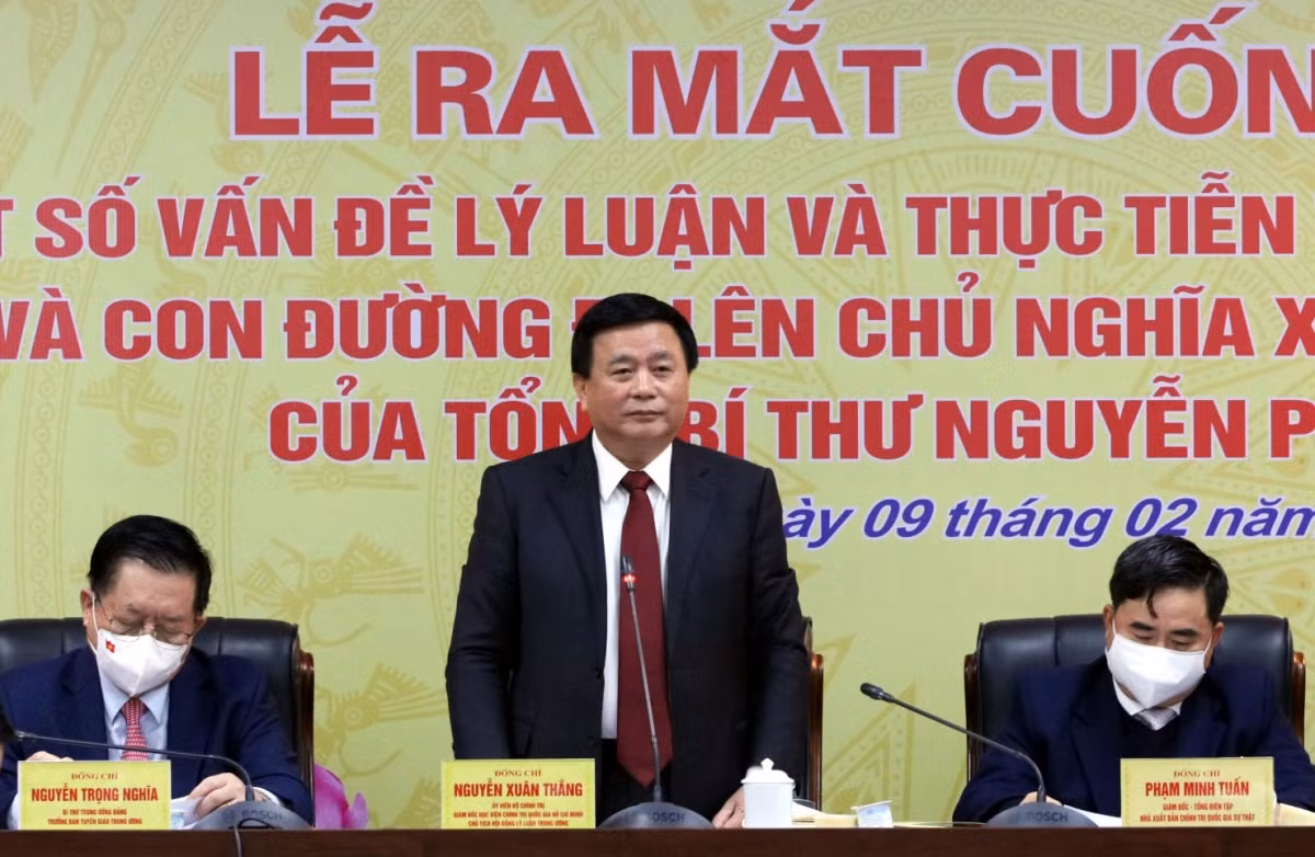 Ra mắt sách của Tổng Bí thư Nguyễn Phú Trọng về con đường đi lên CNXH ở Việt Nam -0