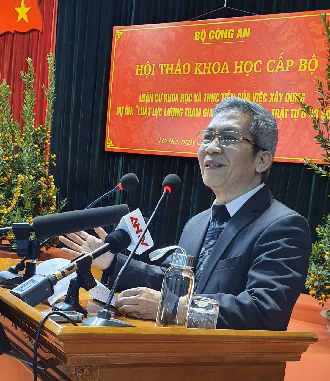 Hội thảo về Luận cứ và thực tiễn xây dựng dự án Luật Lực lượng tham gia bảo vệ an ninh, trật tự ở cơ sở -0