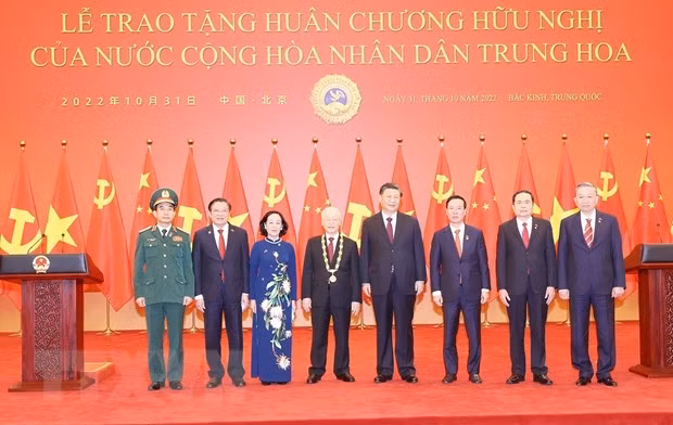 Trung Quốc trao Huân chương Hữu nghị tặng Tổng Bí thư Nguyễn Phú Trọng -7