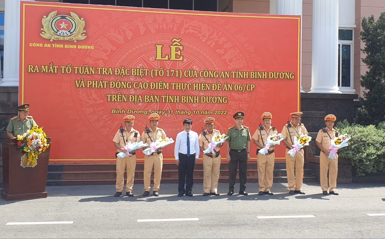Công an Bình Dương thành lập 5 Tổ tuần tra đặc biệt 171 -0