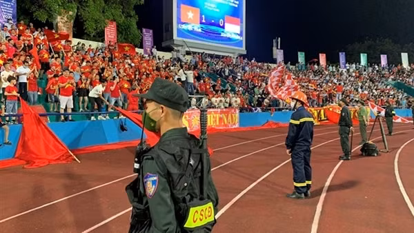 Những cán bộ, chiến sĩ Công an lặng thầm bảo đảm an ninh, an toàn SEA Games 31 ảnh 4