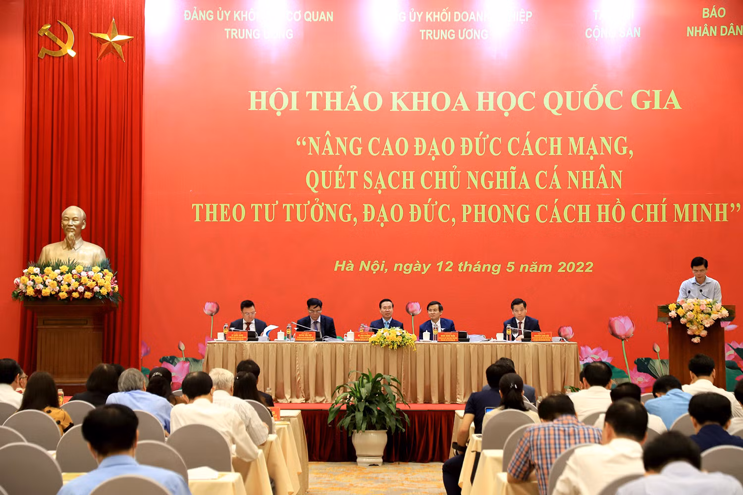 Hội thảo khoa học quốc gia “Nâng cao đạo đức cách mạng, quét sạch chủ nghĩa cá nhân theo tư tưởng, đạo đức, phong cách Hồ Chí Minh” -0