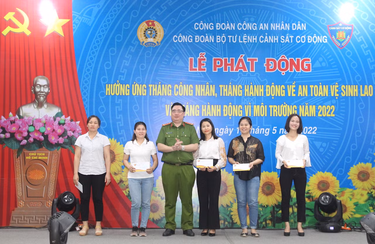Bộ Tư lệnh Cảnh sát cơ động chăm lo, hỗ trợ đoàn viên Công đoàn -0