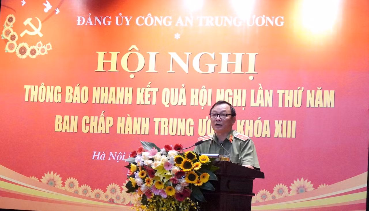 Đảng ủy Công an Trung ương quán triệt kết quả Hội nghị Trung ương 5 khóa XIII -0