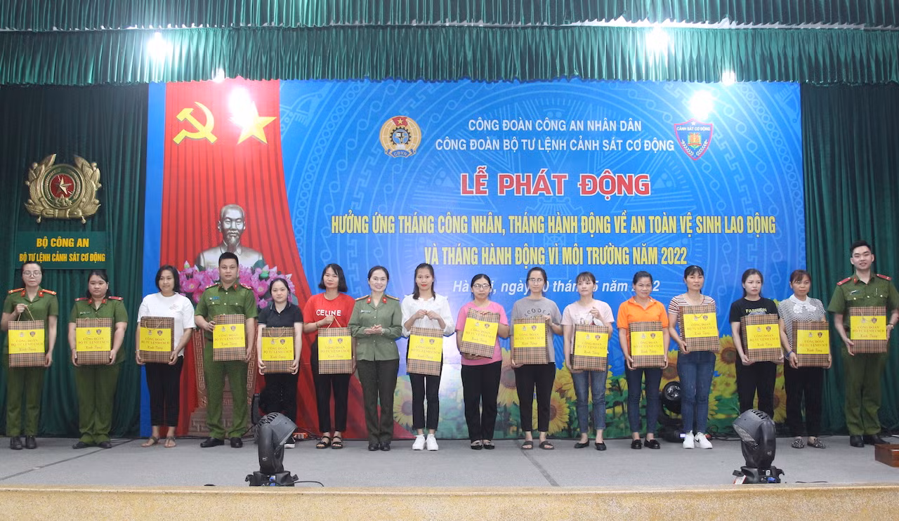 Bộ Tư lệnh Cảnh sát cơ động chăm lo, hỗ trợ đoàn viên Công đoàn trong 