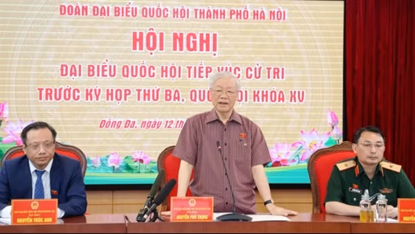 Tổng Bí thư Nguyễn Phú Trọng tiếp Chủ tịch Quốc hội Singapore ảnh 2
