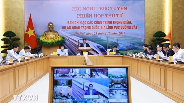 Thủ tướng Phạm Minh Chính chủ trì họp thúc đẩy các dự án đường sắt