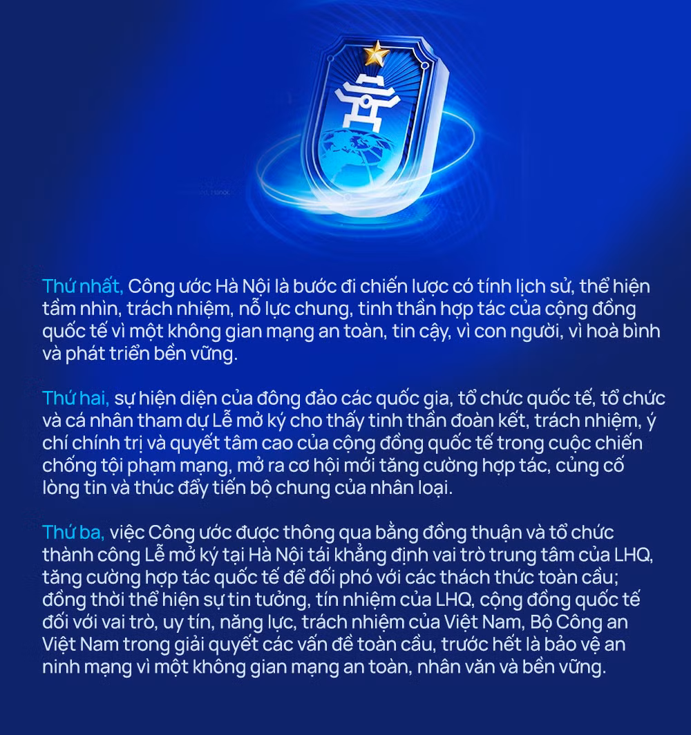 Dấu ấn Bộ Công an Việt Nam tại Công ước Hà Nội -0