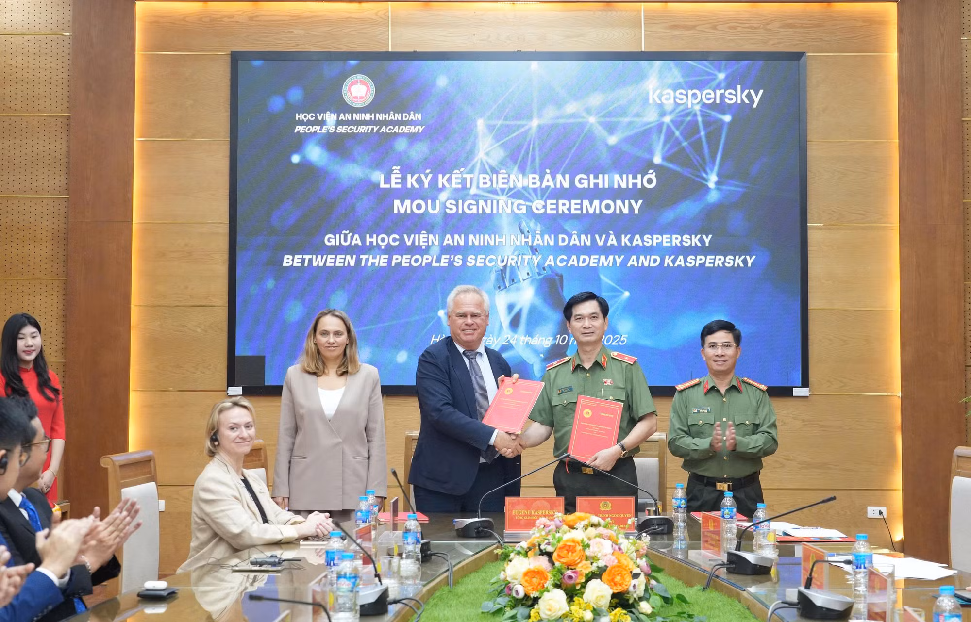 Học viện ANND và Tập đoàn Kaspersky ký kết biên bản hợp tác -0