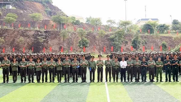 Khai giảng khóa huấn luyện đầu tiên của Học viện ANND tại Bộ Tư lệnh Cảnh vệ