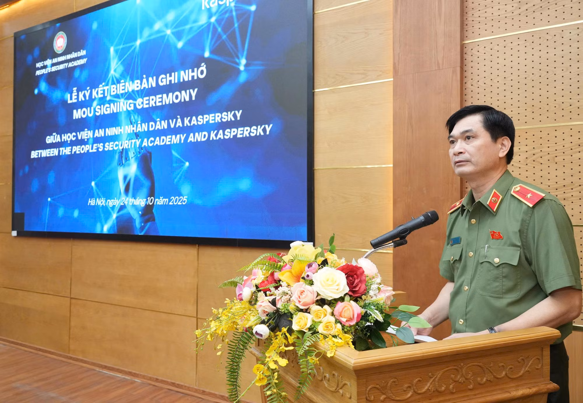 Học viện ANND và Tập đoàn Kaspersky ký kết biên bản hợp tác -0