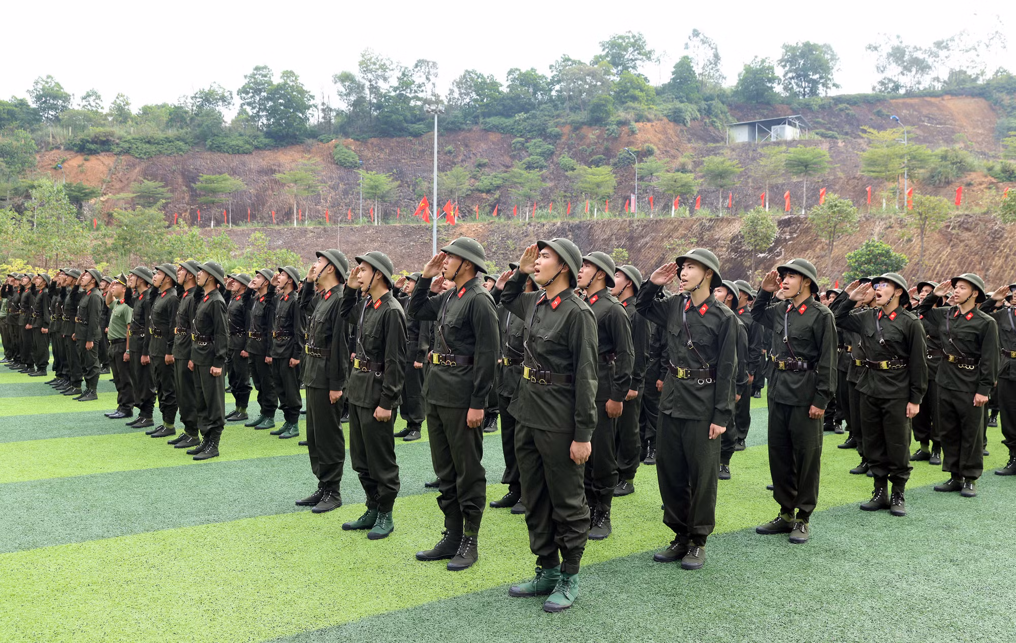 Khai giảng khóa huấn luyện đầu tiên của Học viện ANND tại Bộ Tư lệnh Cảnh vệ -0