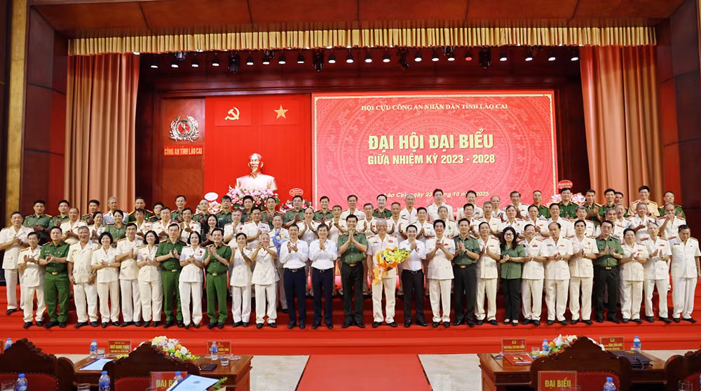 Hội Cựu CAND tỉnh Lào Cai tổ chức Đại hội giữa nhiệm kỳ 2023 - 2028 -0