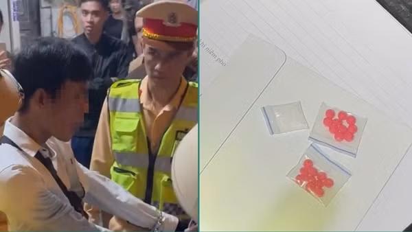 Trên đường tuần tra, CSGT bắt giữ đối tượng mang ma túy