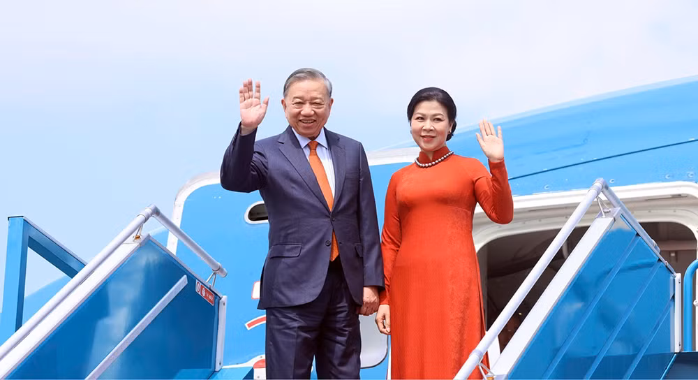 Tổng Bí thư Tô Lâm và Phu nhân lên đường thăm chính thức Cộng hòa Phần Lan -0