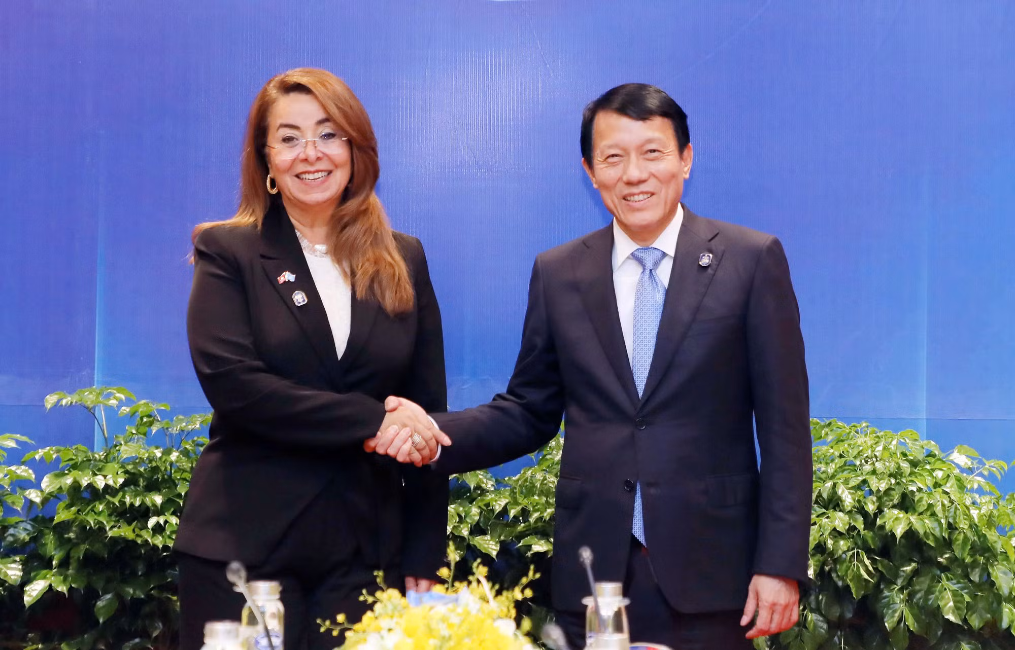 Bộ trưởng Lương Tam Quang tiếp khách quốc tế nhân dịp Lễ mở ký Công ước Hà Nội -0