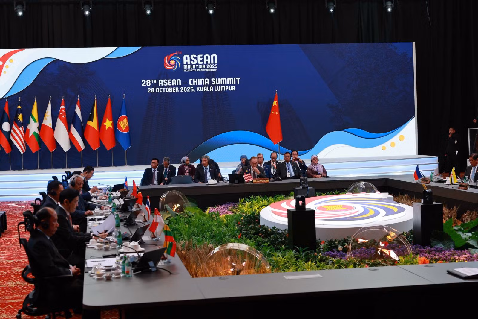 Lễ ký Nghị định thư nâng cấp Hiệp định thương mại tự do ASEAN - Trung Quốc (ACFTA 3.0) -0