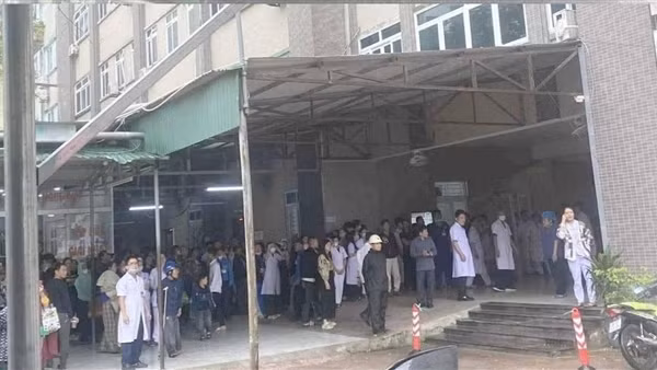 Đâm dao loạn xạ, 7 người bị thương tại Bệnh viện Sản Nhi Nghệ An