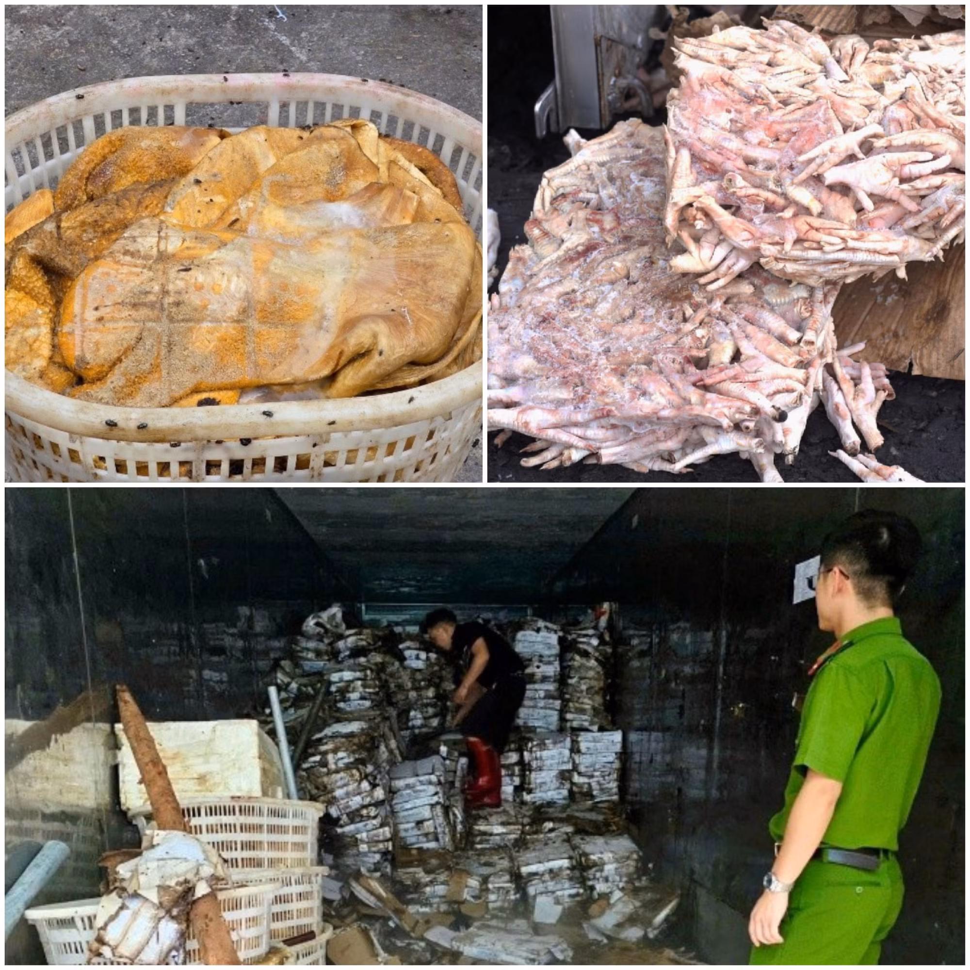 Ngăn chặn hơn 25 tấn thực phẩm bốc mùi hôi thối chuẩn bị đưa vào quán nướng -0