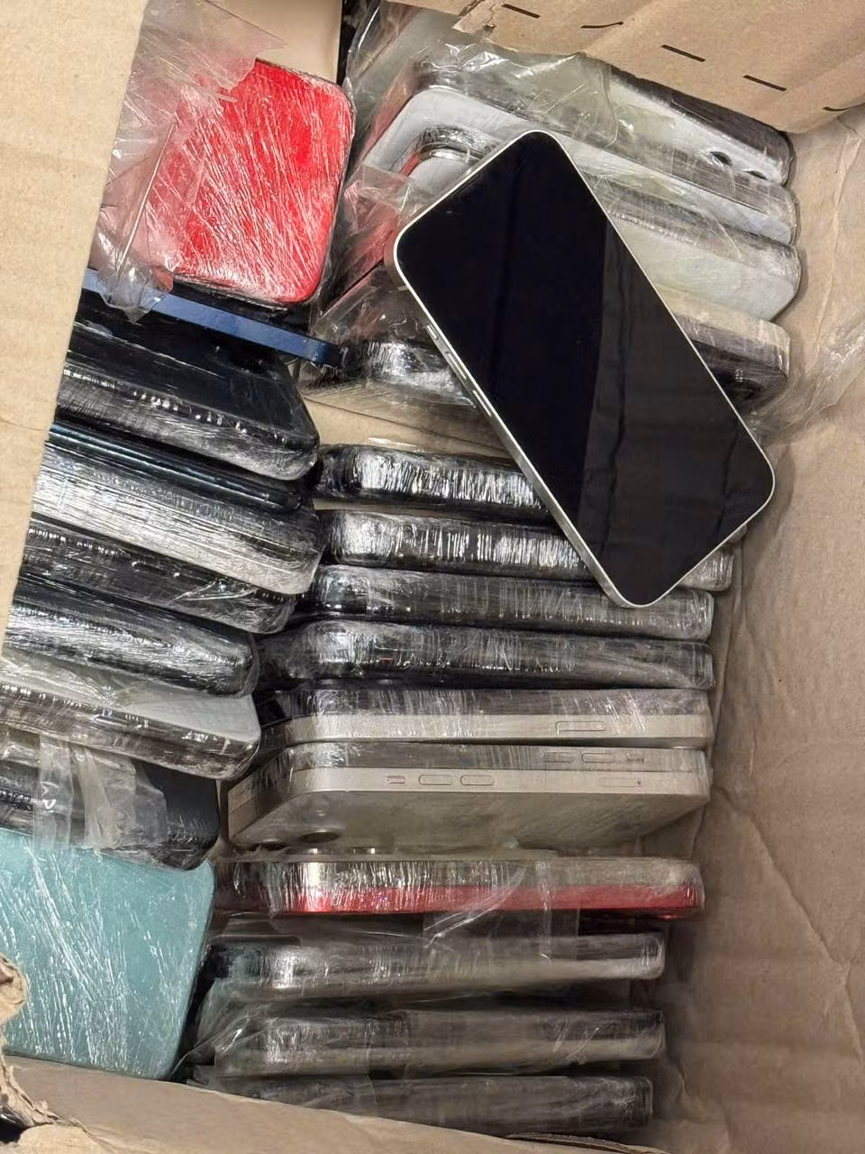 Phát hiện hành khách mang 48 chiếc điện thoại Iphone trong vali xách tay -0