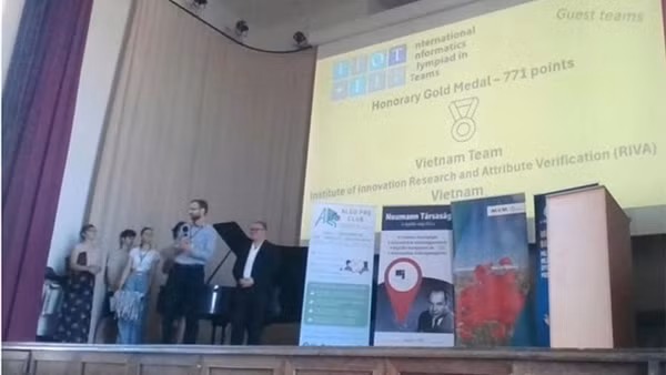 Đội tuyển Việt Nam giành Huy chương Vàng tại Olympic Tin học quốc tế đồng đội - IIOT 2025