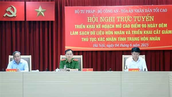 Mở đợt cao điểm làm sạch dữ liệu hôn nhân và giảm thủ tục xác nhận tình trạng hôn nhân