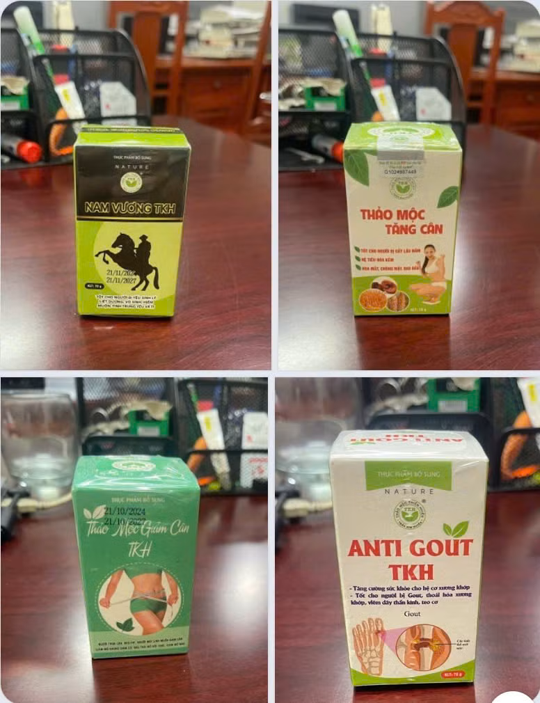 Phanh phui đường dây sản xuất hơn 10 sản phẩm thực phẩm chức năng giả -0