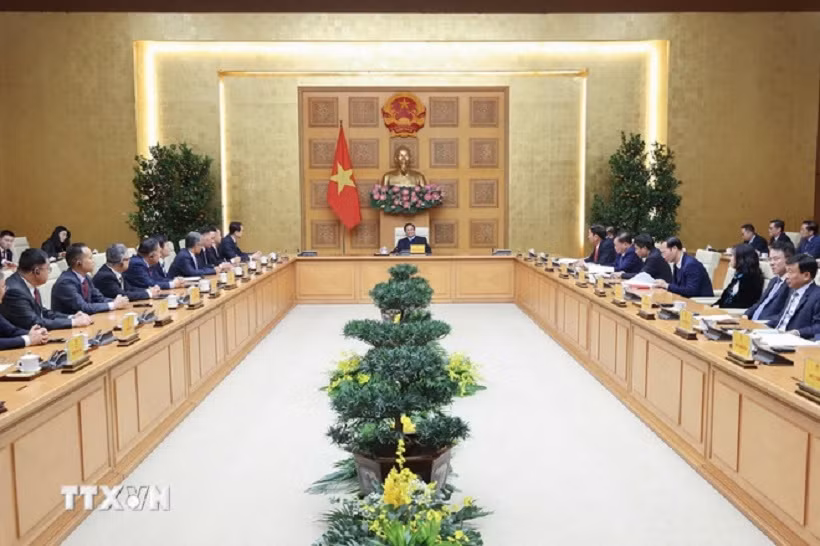 Thủ tướng Phạm Minh Chính tiếp Đại sứ Trung Quốc tại Việt Nam Hà Vĩ -0