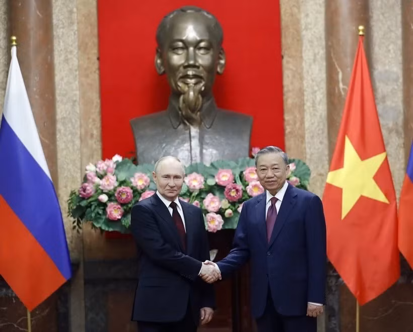Trao đổi Thư mừng nhân dịp kỷ niệm 75 năm thiết lập quan hệ ngoại giao Việt-Nga -0