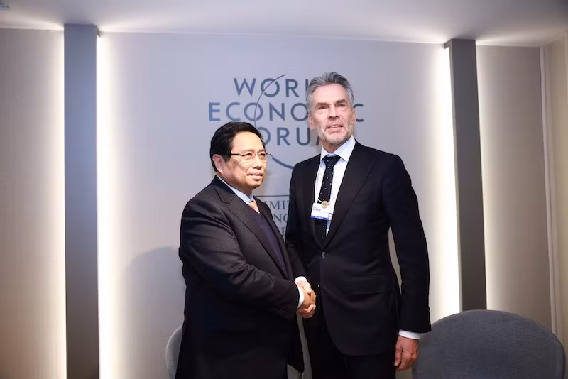 Thủ tướng Phạm Minh Chính gặp Thủ tướng Liechtenstein Daniel Risch -0