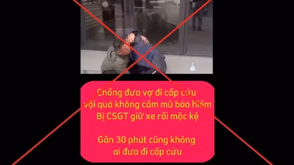 Thông tin CSGT giữ xe người vi phạm, không cho đưa người đi cấp cứu là không chính xác