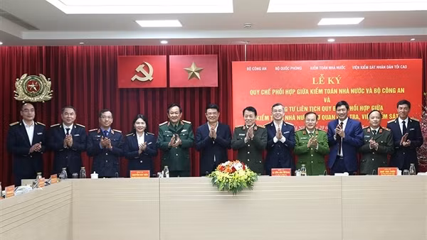 Tạo cơ sở pháp lý để Bộ Công an, Kiểm toán Nhà nước, Viện Kiểm sát nhân dân tối cao phối hợp chặt chẽ hơn