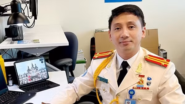 Sĩ quan Công an Việt Nam làm Chánh Văn phòng cố vấn Cảnh sát Liên hợp quốc tại New York