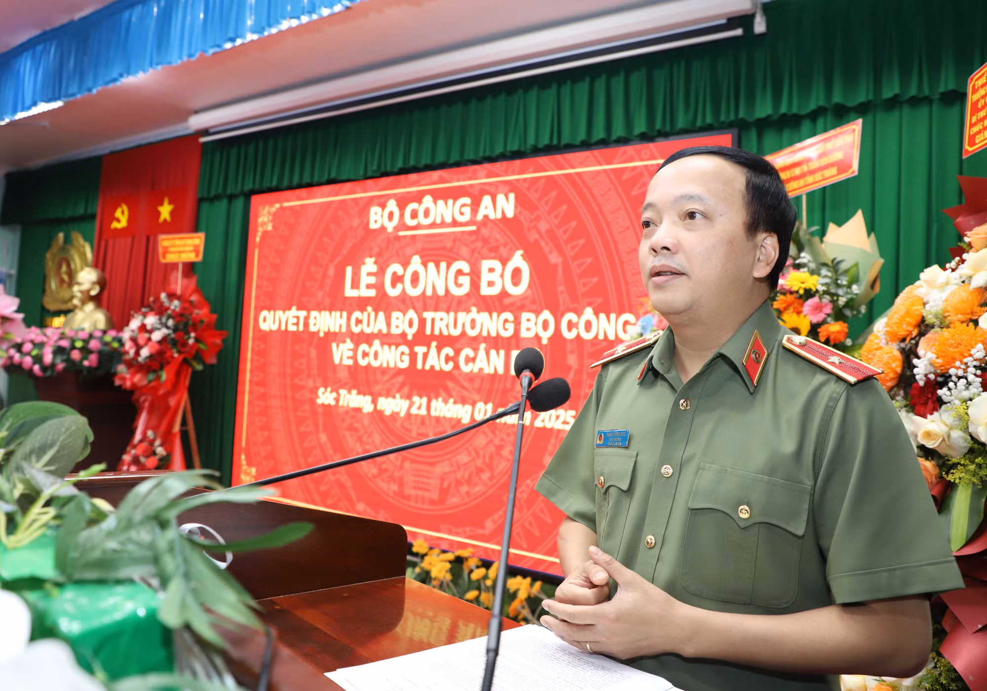 Đại tá Trần Văn Dương giữ chức vụ Giám đốc Công an tỉnh Sóc Trăng -0