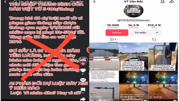 Xử phạt chủ tài khoản Tiktok&nbsp;đăng thông tin bịa đặt về Nghị định 168