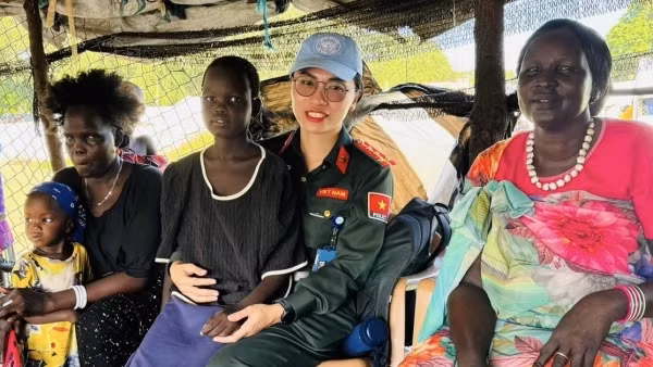 Dấu chân đầu tiên của Công an Việt Nam ở địa bàn Bor, Nam Sudan