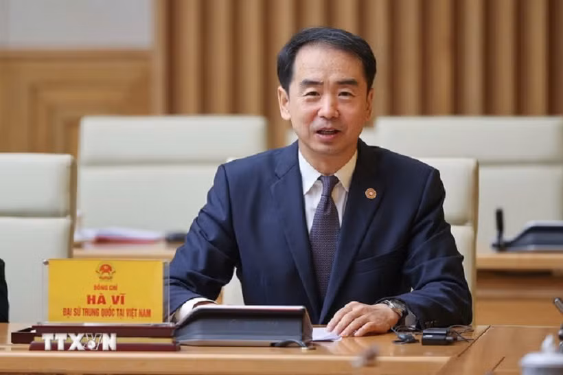 Thủ tướng Phạm Minh Chính tiếp Đại sứ Trung Quốc tại Việt Nam Hà Vĩ -0