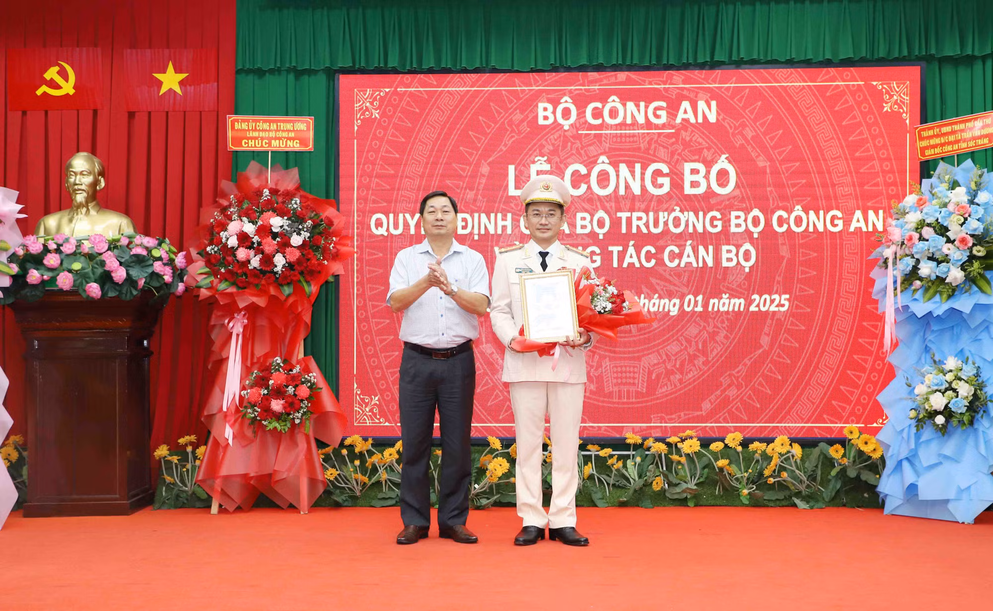 Đại tá Trần Văn Dương giữ chức vụ Giám đốc Công an tỉnh Sóc Trăng -0