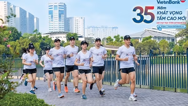 VietinBank tổ chức Giải chạy trực tuyến “35 năm Khát vọng tầm cao mới”