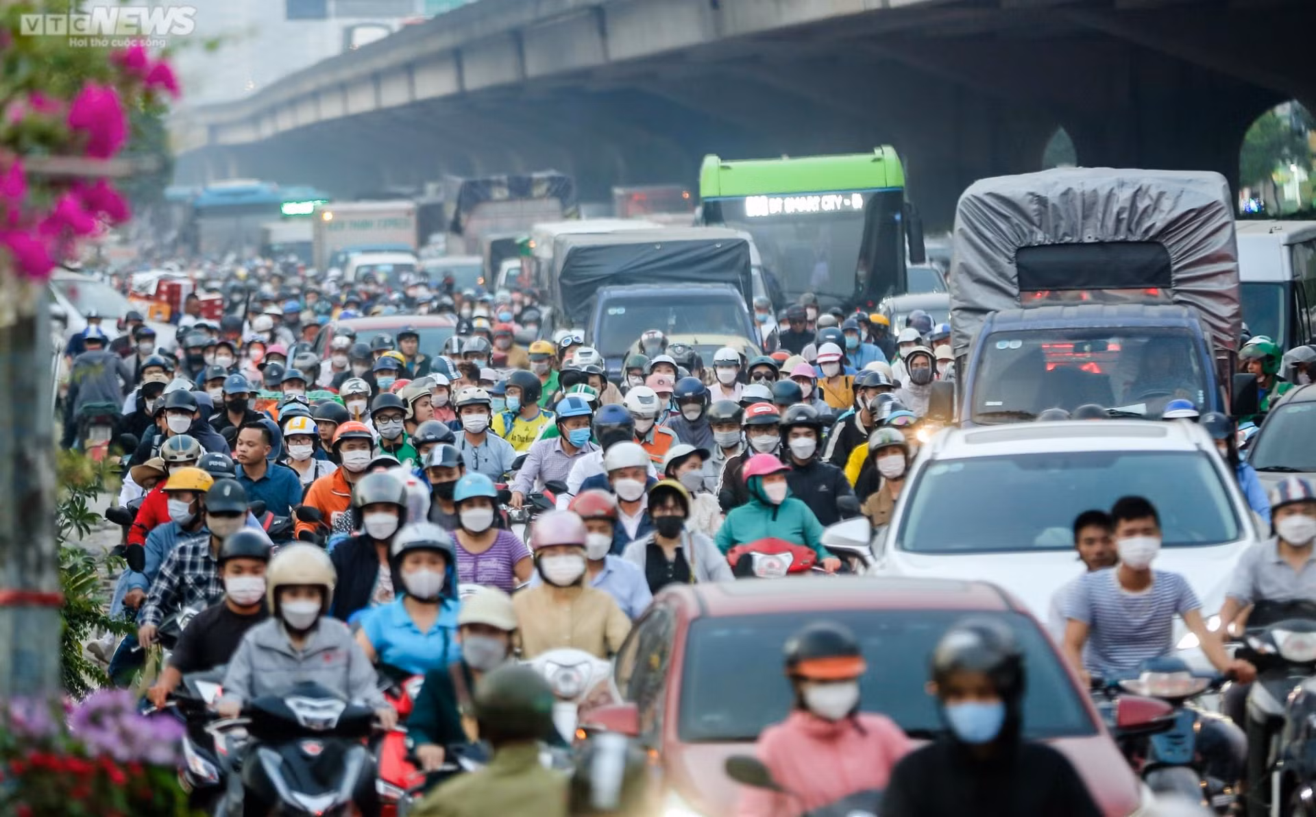 Hà Nội lên phương án cấm xe máy ở các quận -0